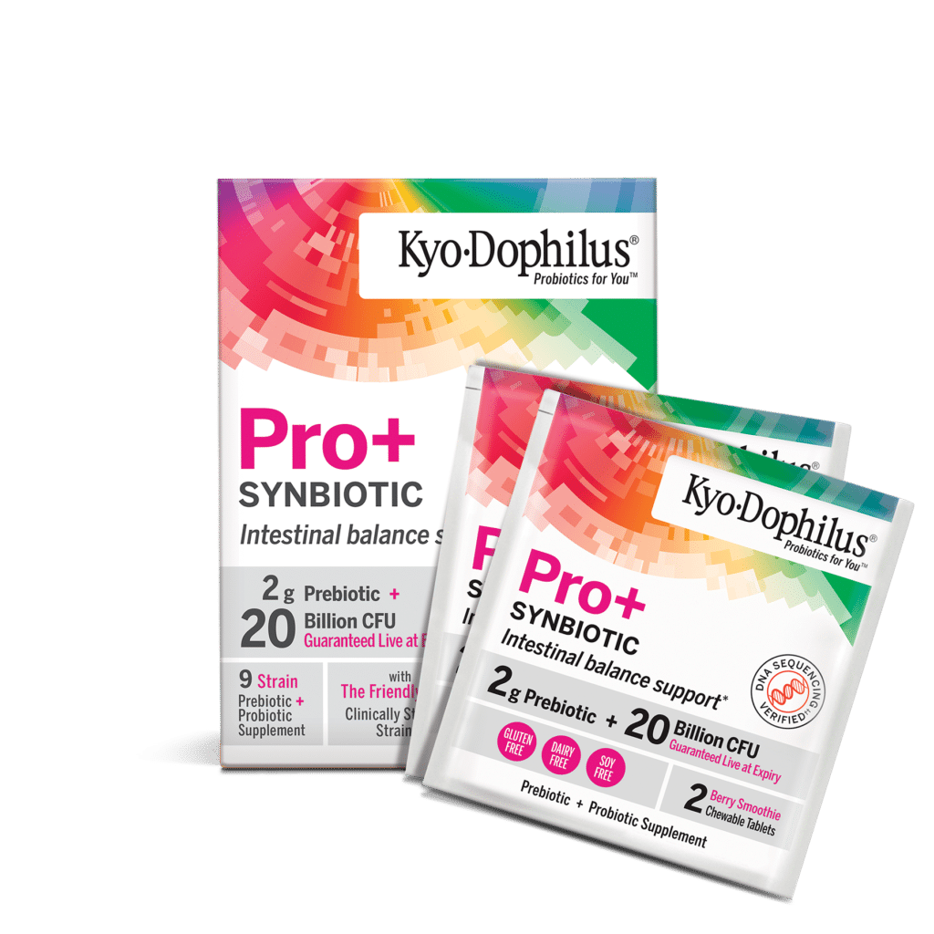 Kyo Dophilus Pro Plus Synbiotic Berry Smoothie Chewable Tablets, 50 Ea